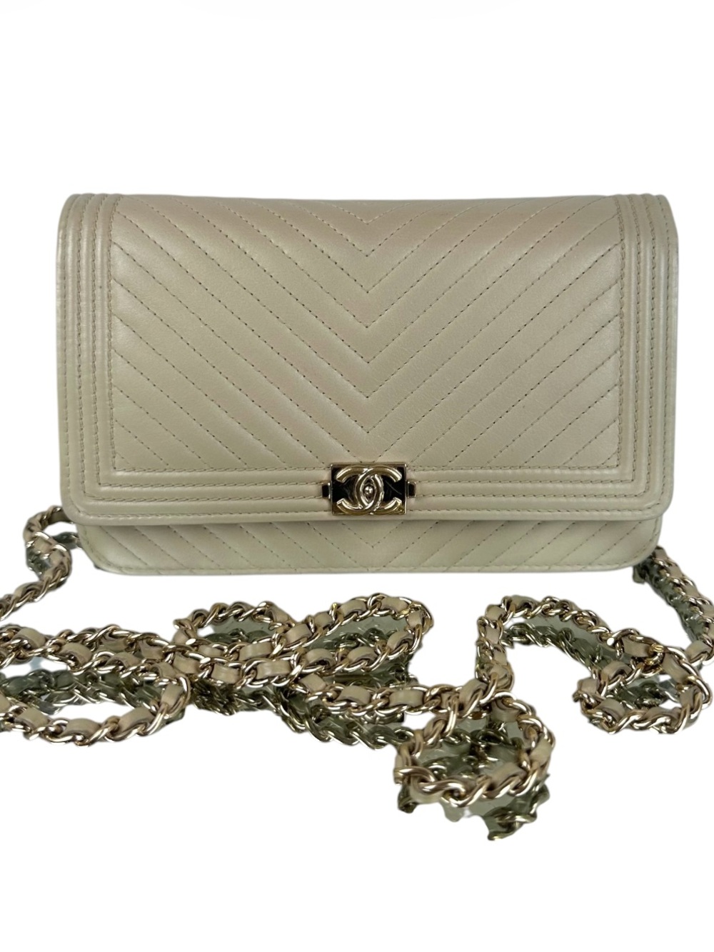 CHANEL BOY WOC Lambskin SHW